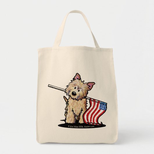 VS Cairn Terrier Boodschappentas Tote Bag (Voorkant)