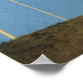 VS, Californië, Altamont Pass, windgeneratoren. Poster (Hoek)