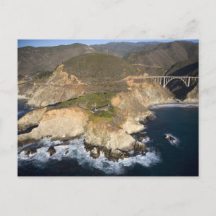 VS. Californië. Big Sur. Bixby-brug Briefkaart