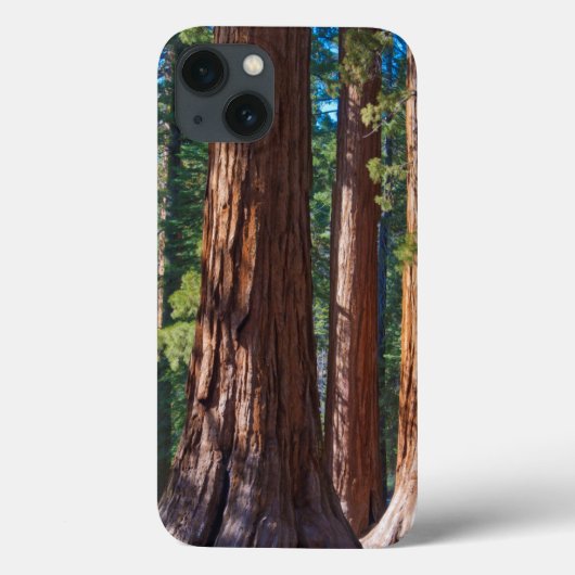VS, Californië. Boomboomstammen, Mariposa Case-Mate iPhone Case (Achterkant)