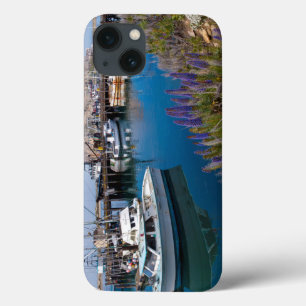 VS, Californië. Gedoken boten op de baai van Morr Case-Mate iPhone Case