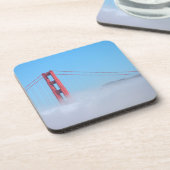 VS, Californië. Golden Gate Bridge 's morgens Bier Onderzetter (Linkerzijde)