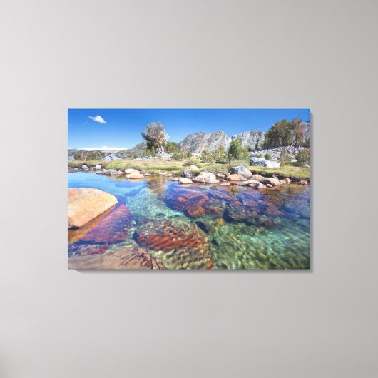 VS, Californië, Inyo National Forest 4 Canvas Afdruk (Voorkant)