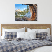 VS, Californië, Inyo National Forest. Oude pine Canvas Afdruk (Insitu (Slaapkamer))