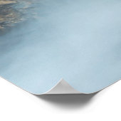 VS, Californië, Inyo National Forest. Waterval Poster (Hoek)