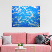 VS, Californië. kwallen in de Monterey Bay Canvas Afdruk (Insitu (Woonkamer))
