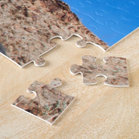 VS, Californië. Labradoodle Standing Legpuzzel (Zijkant)