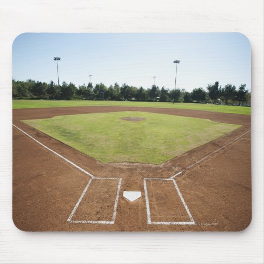 VS, Californië, Ladera Ranch, honkbaldiamant Muismat (Voorkant)