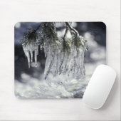 VS, Californië, Lake Tahoe. IJsjes over Muismat (Met muis)