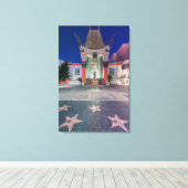 VS, Californië, Los Angeles, Hollywood Canvas Afdruk (Insitu (Houten vloer))