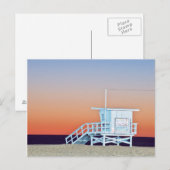 VS, Californië, Los Angeles, Santa Monica Beach Briefkaart (Voorkant / Achterkant)