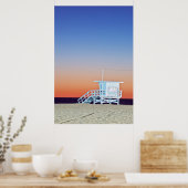 VS, Californië, Los Angeles, Santa Monica Beach Poster (Keuken)
