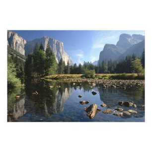 VS, Californië, Nationaal park Yosemite, 4 Foto Afdruk