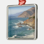 VS, Californië, oerkustlijn Metalen Ornament (Links)