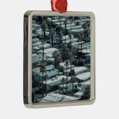 VS, Californië, Palm Springs. Trailer Park op Metalen Ornament (Rechts)