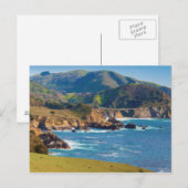 VS, Californië. Panorama van Big Sur met Bixby Briefkaart (Voorkant / Achterkant)