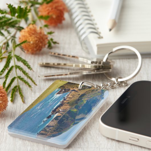 VS, Californië. Panorama van Big Sur met Bixby Sleutelhanger (Voorkant Rechts)