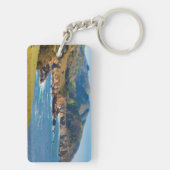 VS, Californië. Panorama van Big Sur met Bixby Sleutelhanger (achterkant)