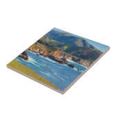 VS, Californië. Panorama van Big Sur met Bixby Tegeltje (Zijkant)
