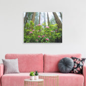 VS, Californië, Redwood NP. Rhododendron Canvas Afdruk (Insitu (Woonkamer))