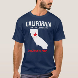 VS, Californië, Sacramento – The Golden State T-shirt