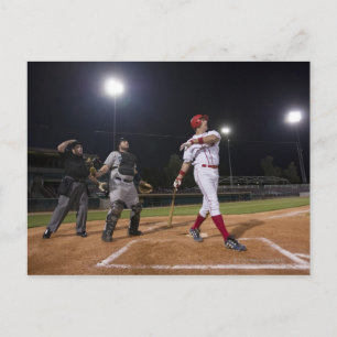 VS, Californië, San Bernardino, honkbal Briefkaart