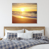 VS, Californië, San Diego. La Jolla Shores Canvas Afdruk (Insitu (Slaapkamer))