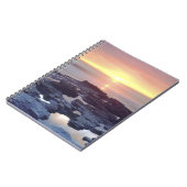 VS, Californië, San Diego. Sunset Cliffs tide Notitieboek (Linkerzijde)