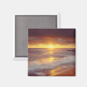 VS, Californië, San Diego. Zonnestrand Magneet (Voorkant / Achterkant)