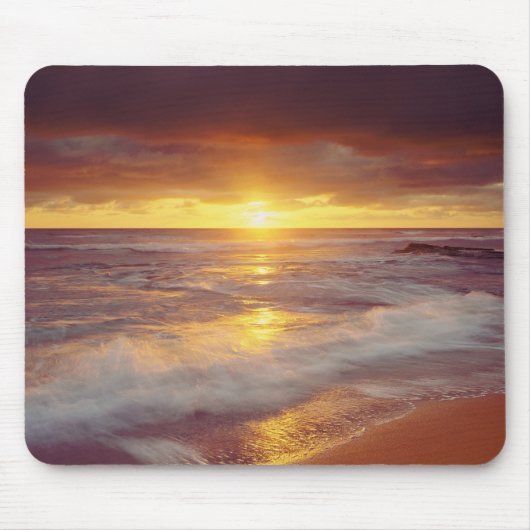 VS, Californië, San Diego. Zonnestrand Muismat (Voorkant)