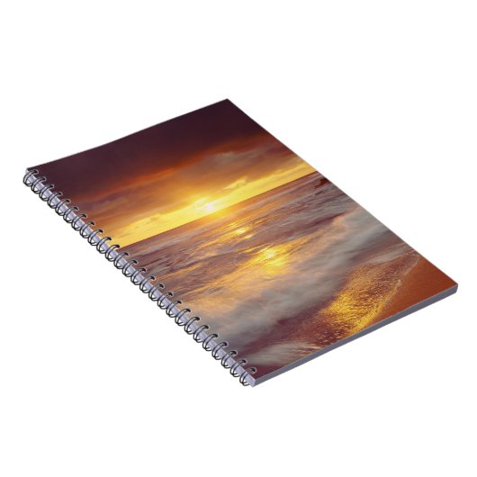 VS, Californië, San Diego. Zonnestrand Notitieboek (Rechterzijde)