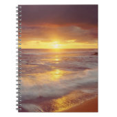 VS, Californië, San Diego. Zonnestrand Notitieboek (Voorkant)