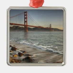 VS, Californië, San Francisco.  Een schilderachtig Metalen Ornament