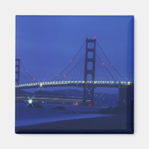 VS, Californië, San Francisco. Golden Gate 2 Magneet