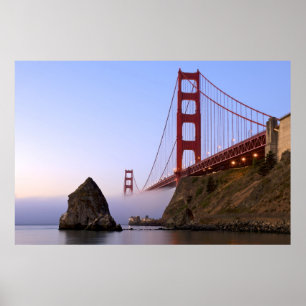 VS, Californië, San Francisco. Golden Gate 3 Poster