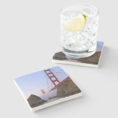 VS, Californië, San Francisco. Golden Gate 3 Stenen Onderzetter (Zijkant)