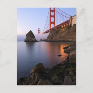 VS, Californië, San Francisco. Golden Gate Briefkaart