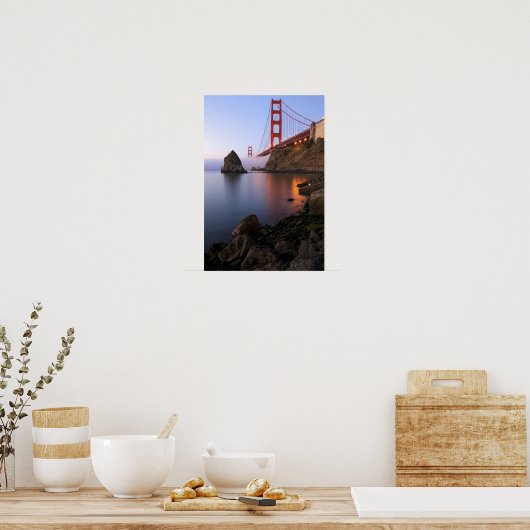 VS, Californië, San Francisco. Golden Gate Poster (Keuken)