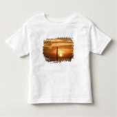 VS. Californië. San Francisco. Sun-instelling Kinder Shirts (Voorkant)
