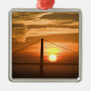 VS. Californië. San Francisco. Zonsondergang Metalen Ornament