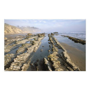 VS, Californië, Santa Barbara, Henry's Beach. Foto Afdruk
