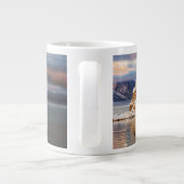 VS, Californië, Sunrise bij Mono Lake Grote Koffiekop (Achterkant)