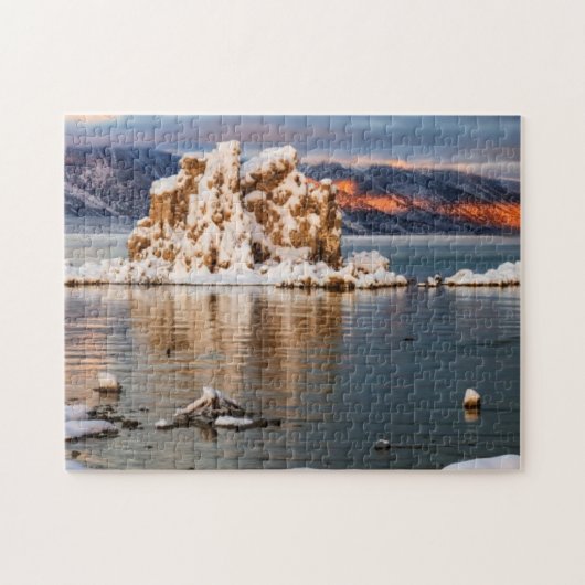 VS, Californië, Sunrise bij Mono Lake Legpuzzel (Horizontaal)