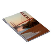 VS, Californië. Uitzicht Golden Gate Bridge Notitieboek (Rechterzijde)