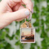 VS, Californië. Uitzicht Golden Gate Bridge Sleutelhanger (Hand)