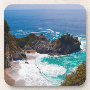 VS, Californië. Uitzicht op Mcway Falls Drankjes Onderzetter