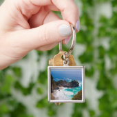 VS, Californië. Uitzicht op Mcway Falls Sleutelhanger (Hand)