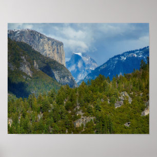 VS, Californië. Uitzicht van een halve doom in Yo Poster