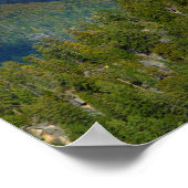 VS, Californië. Uitzicht van een halve doom in Yos Poster (Hoek)