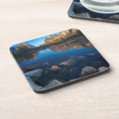 VS, Californië. Yosemite Valley Uitzicht 2 Drankjes Onderzetter (Linkerzijde)